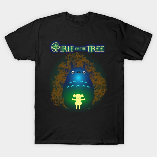 SPIRIT OF THE TREE RAINBOW VERSION T-Shirt by KARMADESIGNER T-SHIRT SHOP